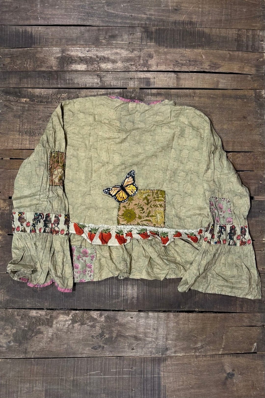 HJG Honey Bloom Top - Moss