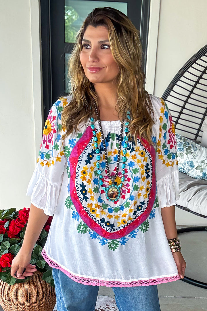 AHB EXCLUSIVE: Sweet Talker Tunic - White