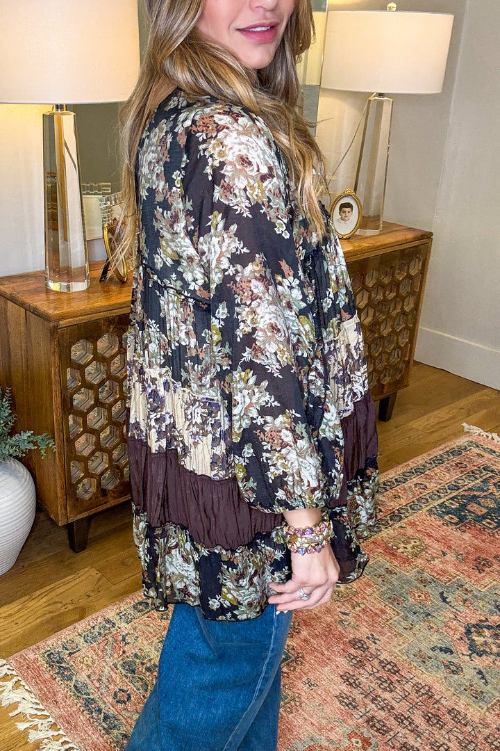 Unwavering Love Tunic - Black/Brown