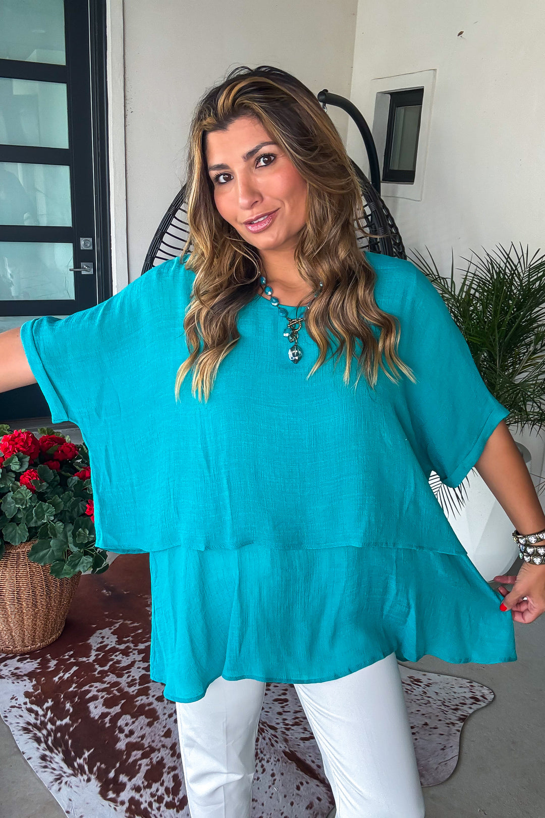 Layered Love Tunic - Jade