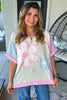 Homestead Bloom Waffle Top - 100% Cotton - Cream