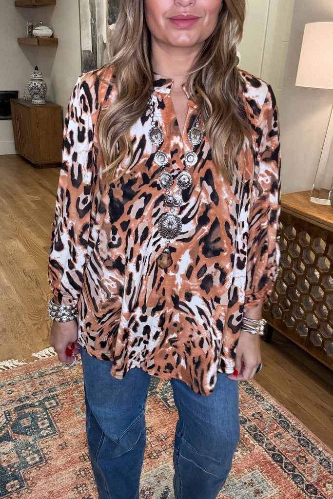 Miles To Go Tunic - Leopard