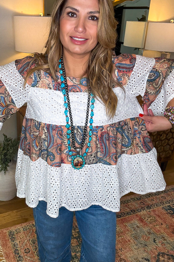 Wonderful Favor Top - Peach