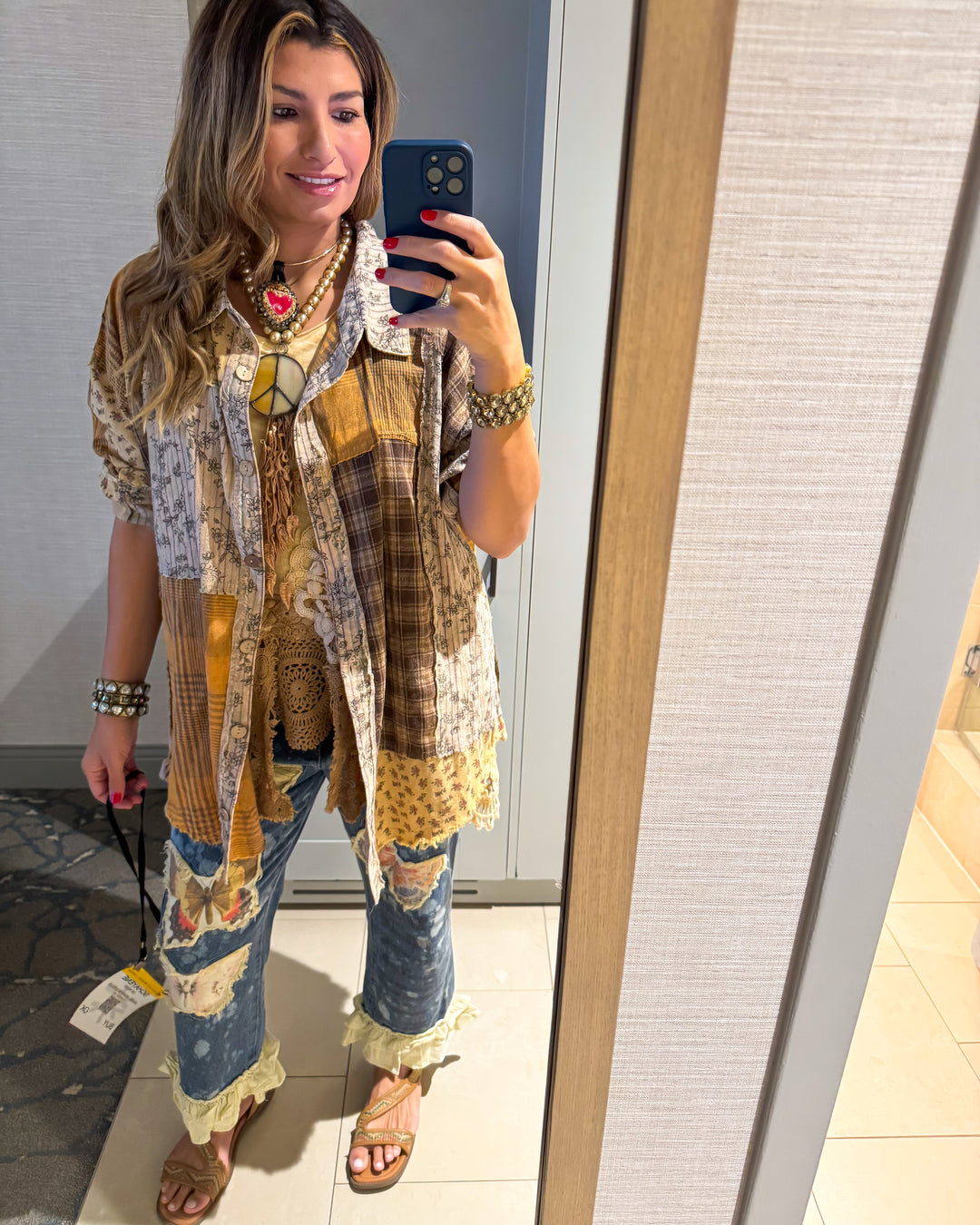 Sandy Trails Top - 100% Cotton