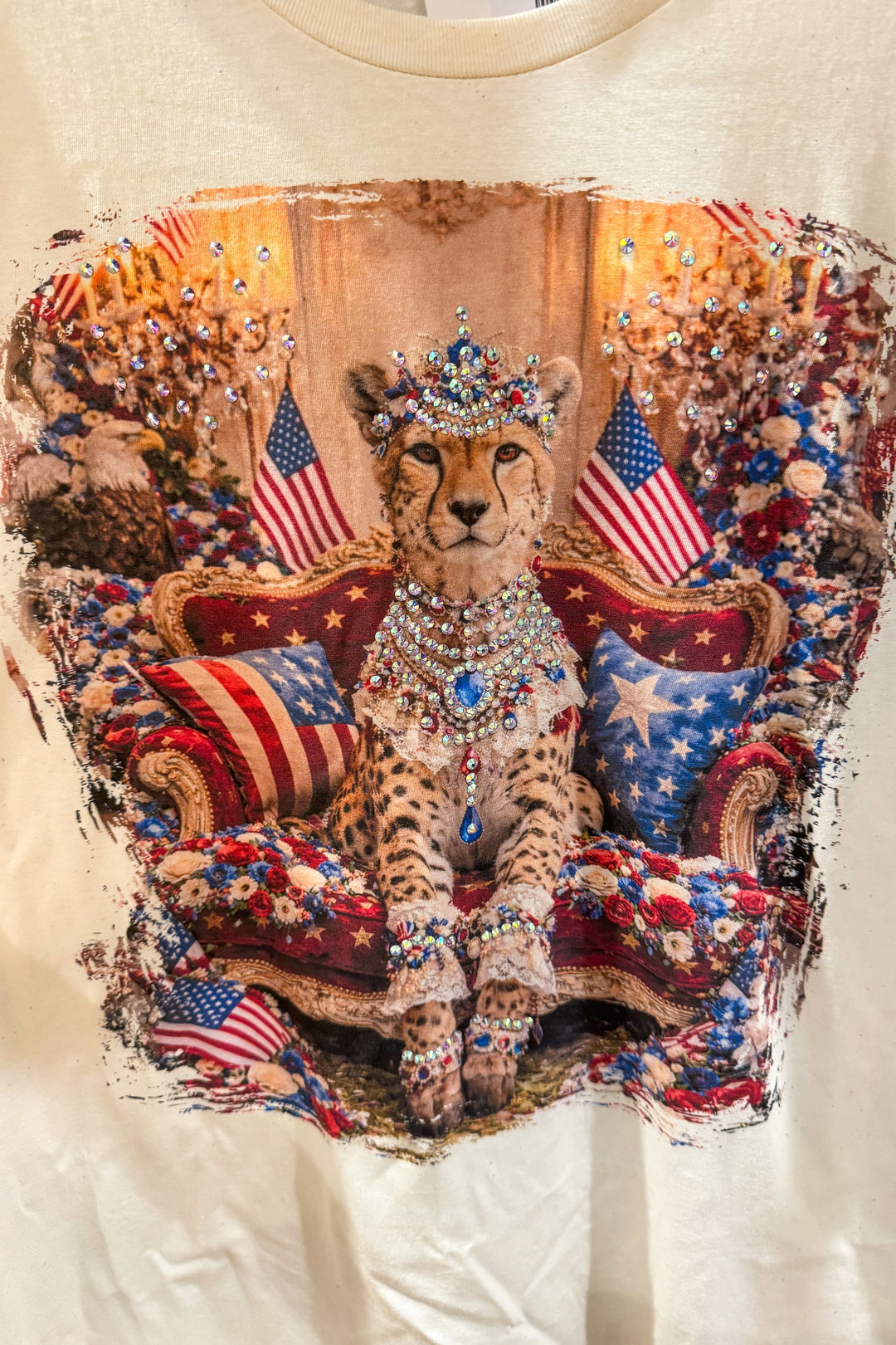 Liberty Cheetah Tee - 100% Cotton - SALE