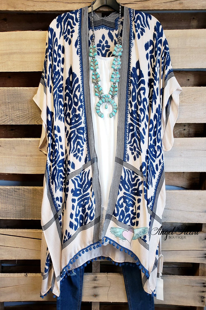 AHB EXCLUSIVE: Bali Intentions Kimono - Navy - SALE
