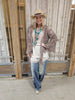 Desert Lace Dream Cardigan - Brown