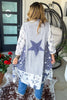 Starry Bloom Cardigan - 100% Cotton