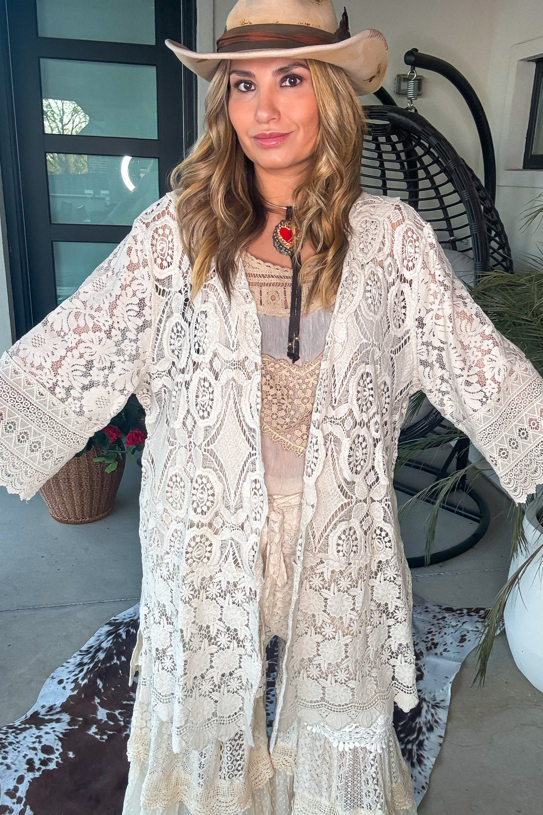 PRE ORDER: Timeless Grace Lace Duster - 100% COTTON - MADE IN USA