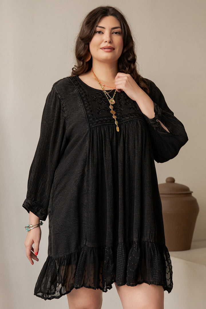 Times To Remember Dress - Charcoal