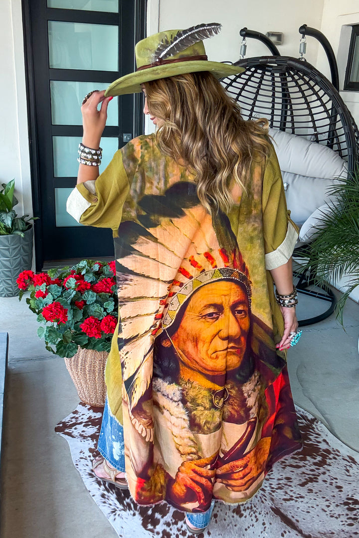 Sunflower Chief Duster - 100% Cotton