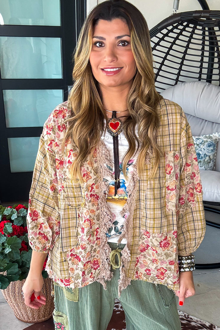 Wildflower Fountain Jacket - 100% Cotton