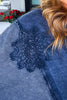 Midnight Tide Top - 100% Cotton - Navy