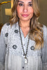 Gathering Sweetness Blouse - Gray