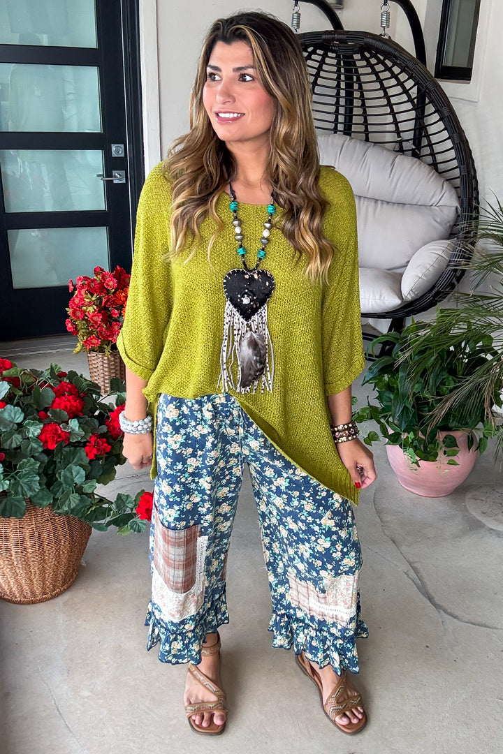 Shoreline Glow Sweater - Green Tea