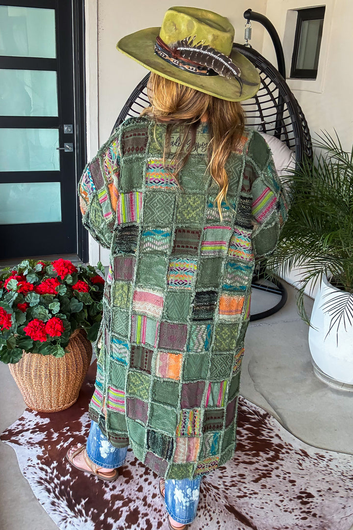 Patchwork of Many Colors Duster - 100% Cotton