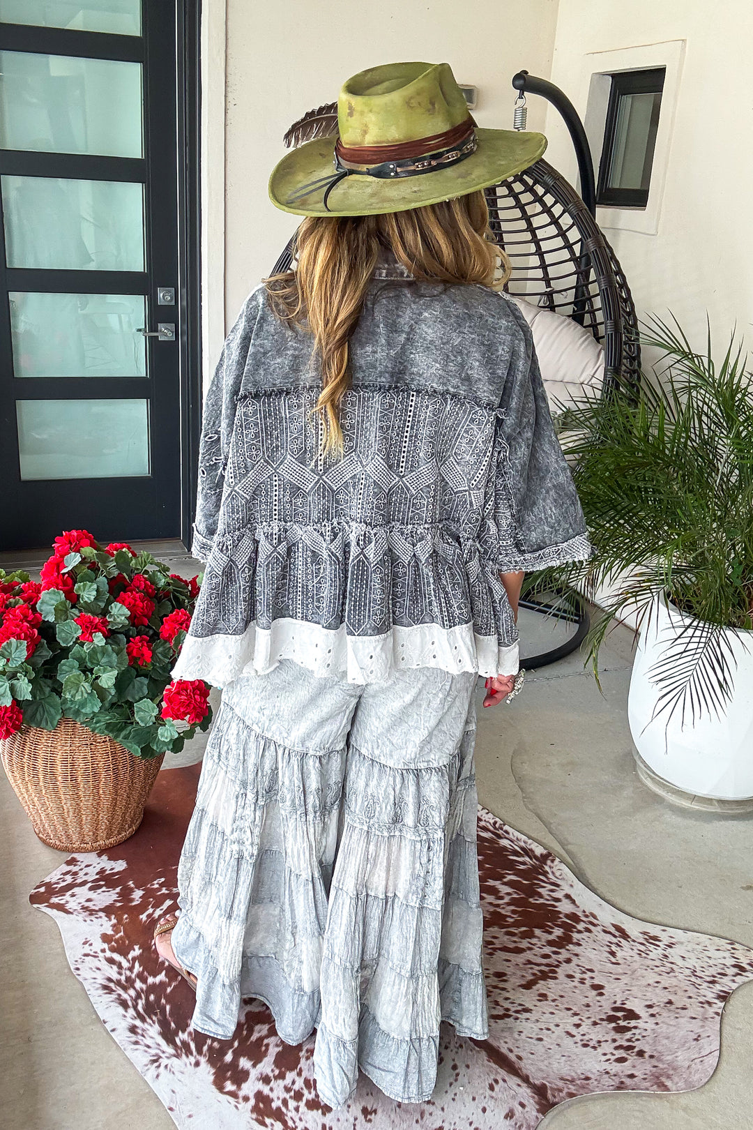 Chai Breeze Bell Pants - Grey
