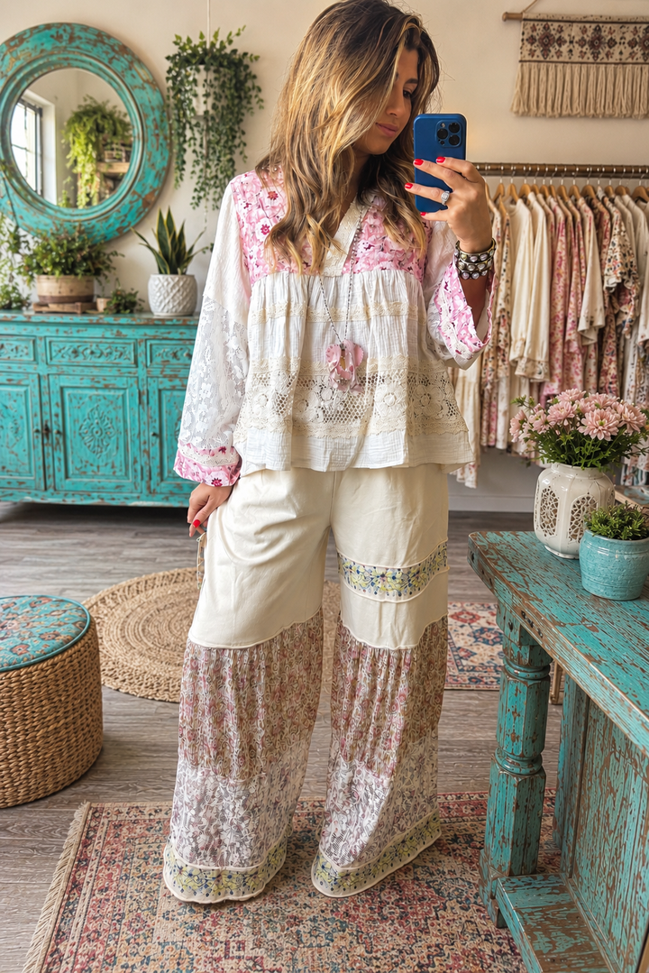 PRE ORDER: Canyon Echo Elastic Waist Oversized Pants - 100% Cotton