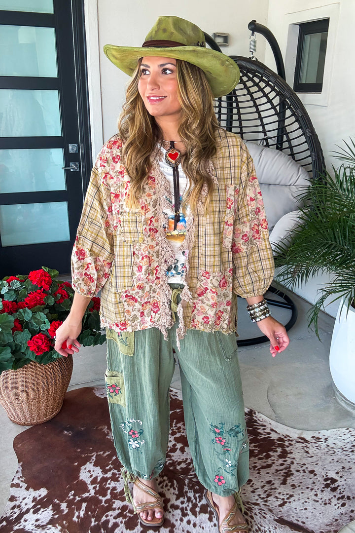 Wildflower Fountain Jacket - 100% Cotton