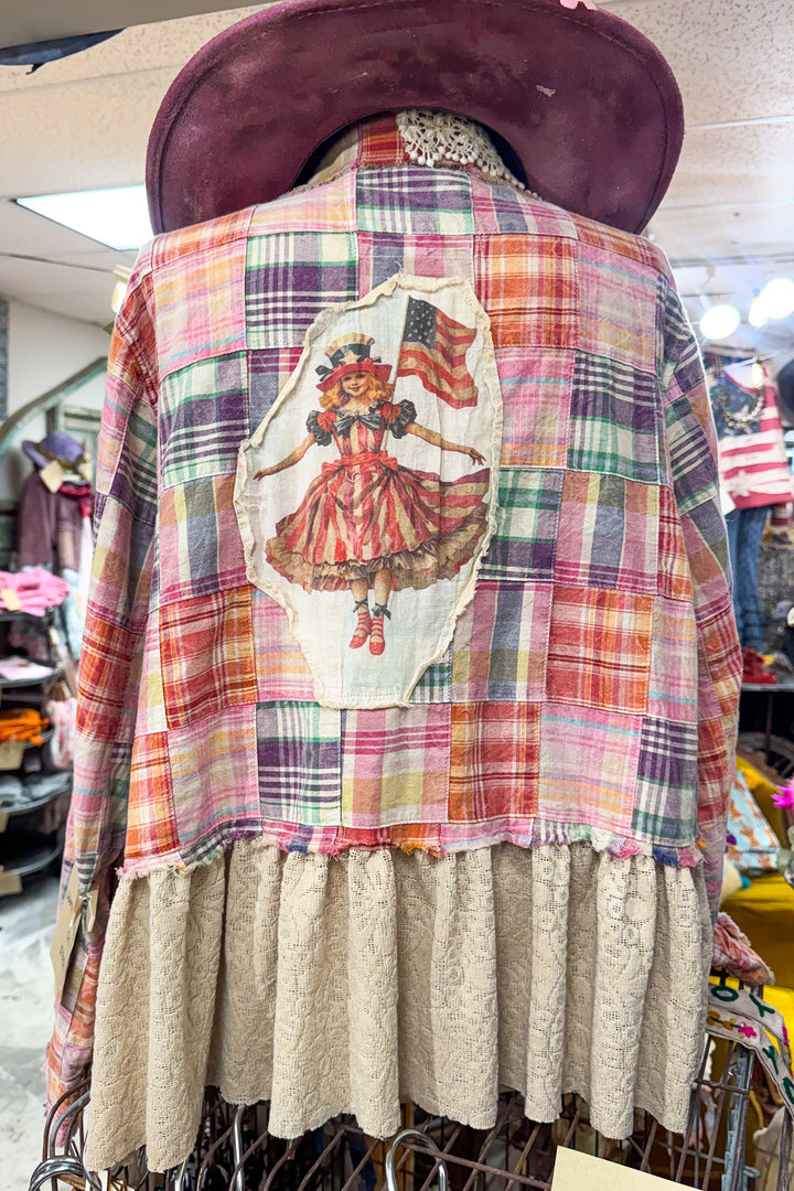 PRE ORDER: Freedom Belle Oversized Shacket - 100% Cotton