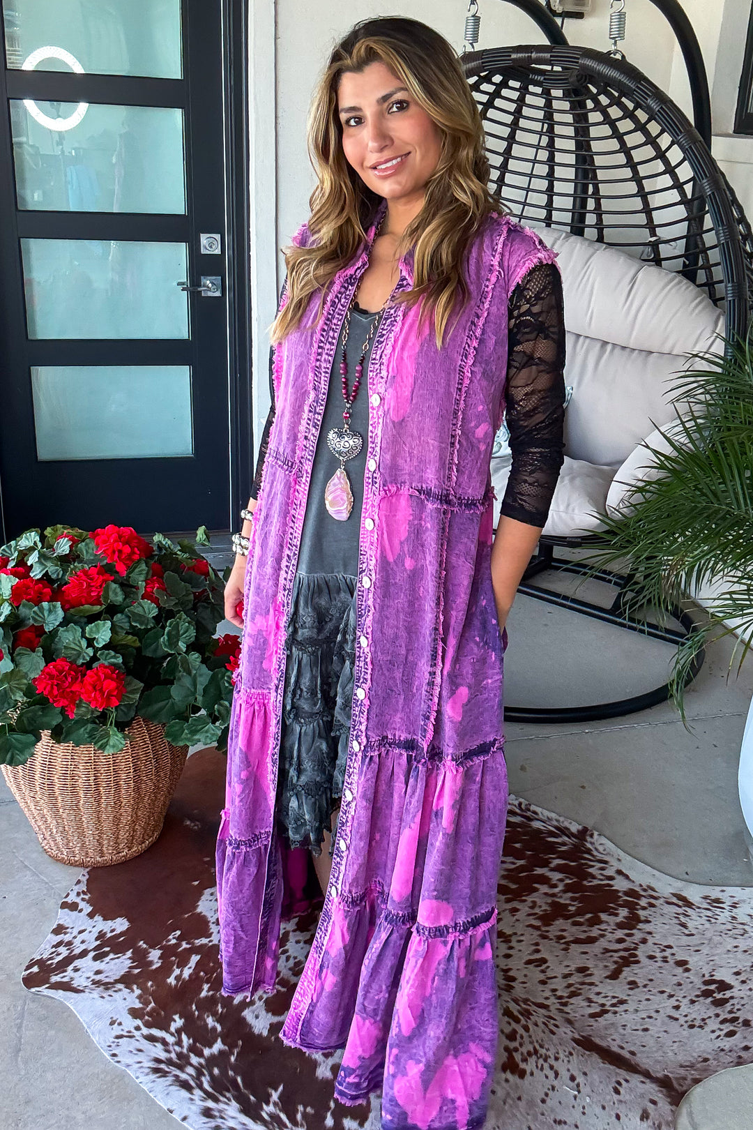 Magnolia Moon Dress/Duster - Pink
