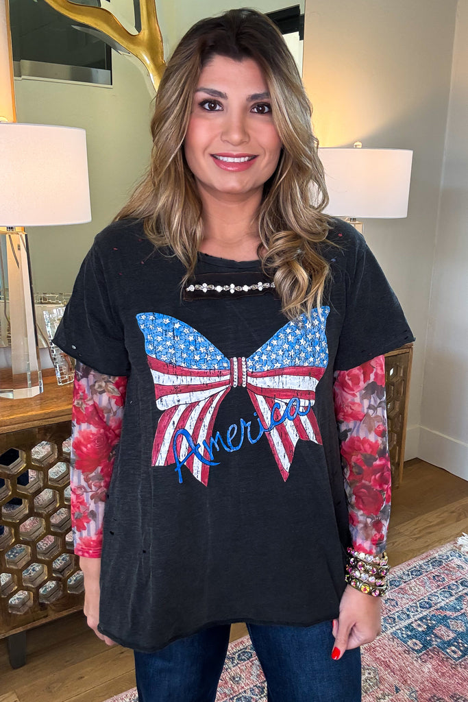 Proud to be an American Tee - 100% Cotton - Made in USA