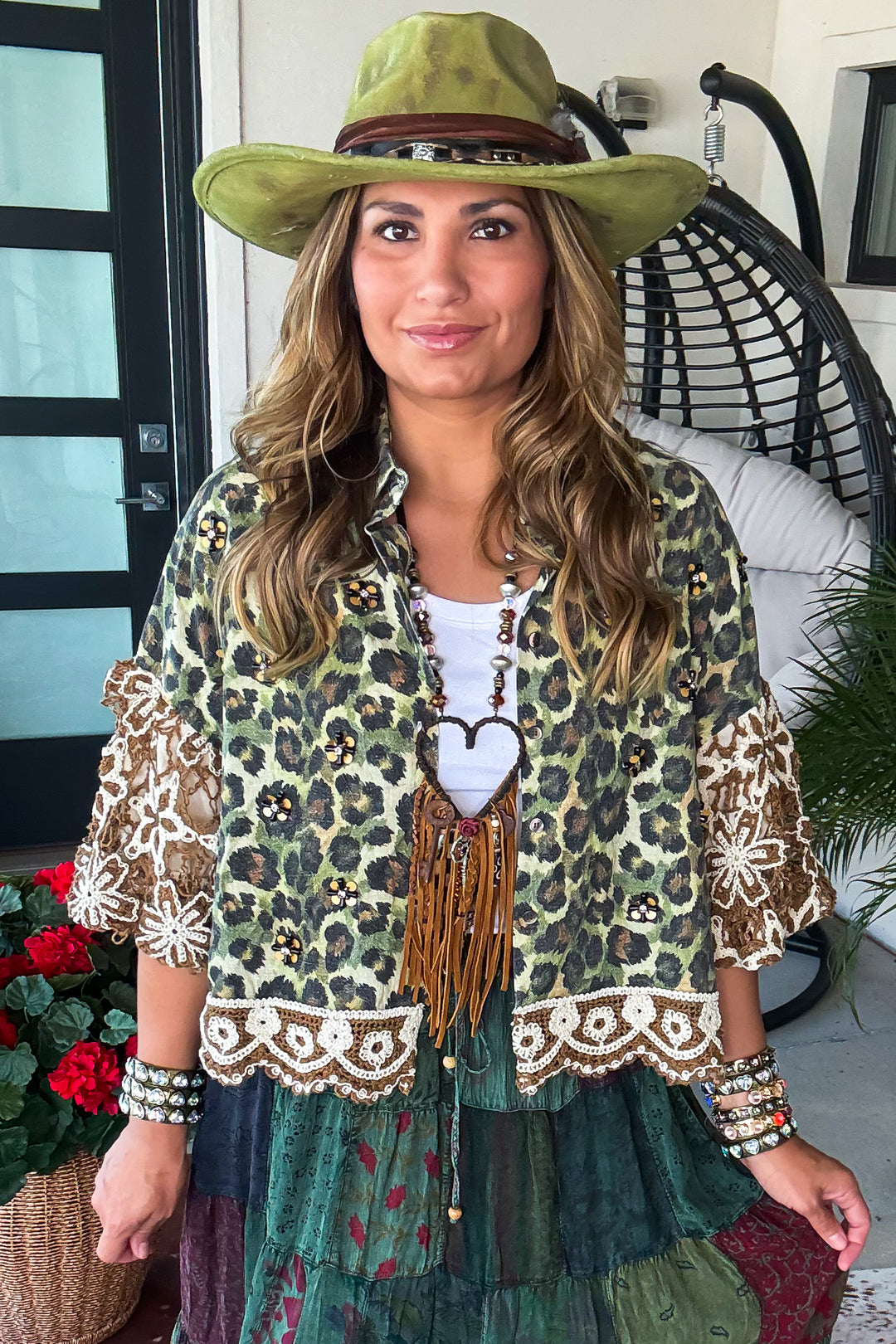 Bee Wild And Free Jacket - Leo - 100% COTTON
