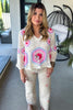 Sunbeam Soul Crochet Top - Cream/Pink - SALE