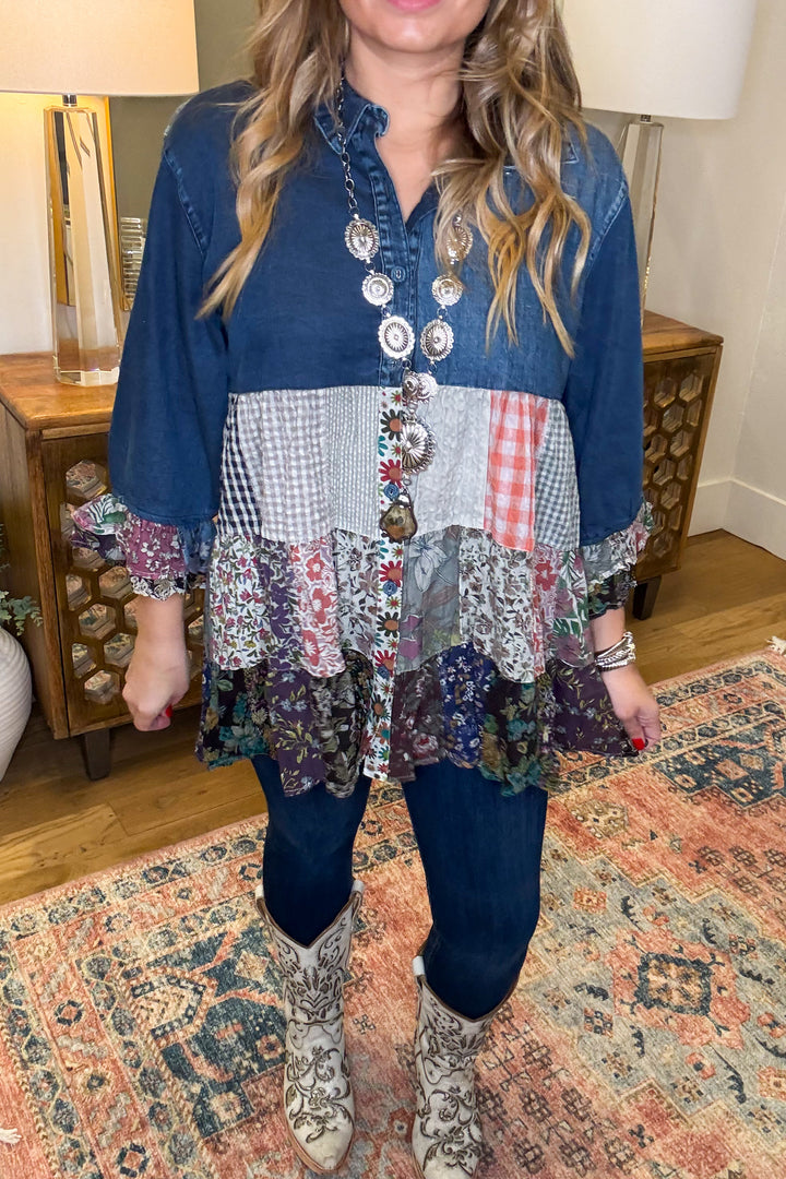 Just My Style Tunic -  Vintage - 100% Cotton