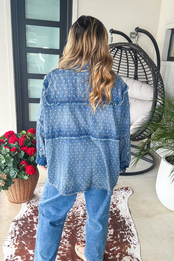 PRE ORDER: Starlight Patchwork Denim Shirt - 100% Cotton