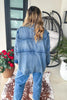 Starlight Patchwork Denim Shirt - 100% Cotton