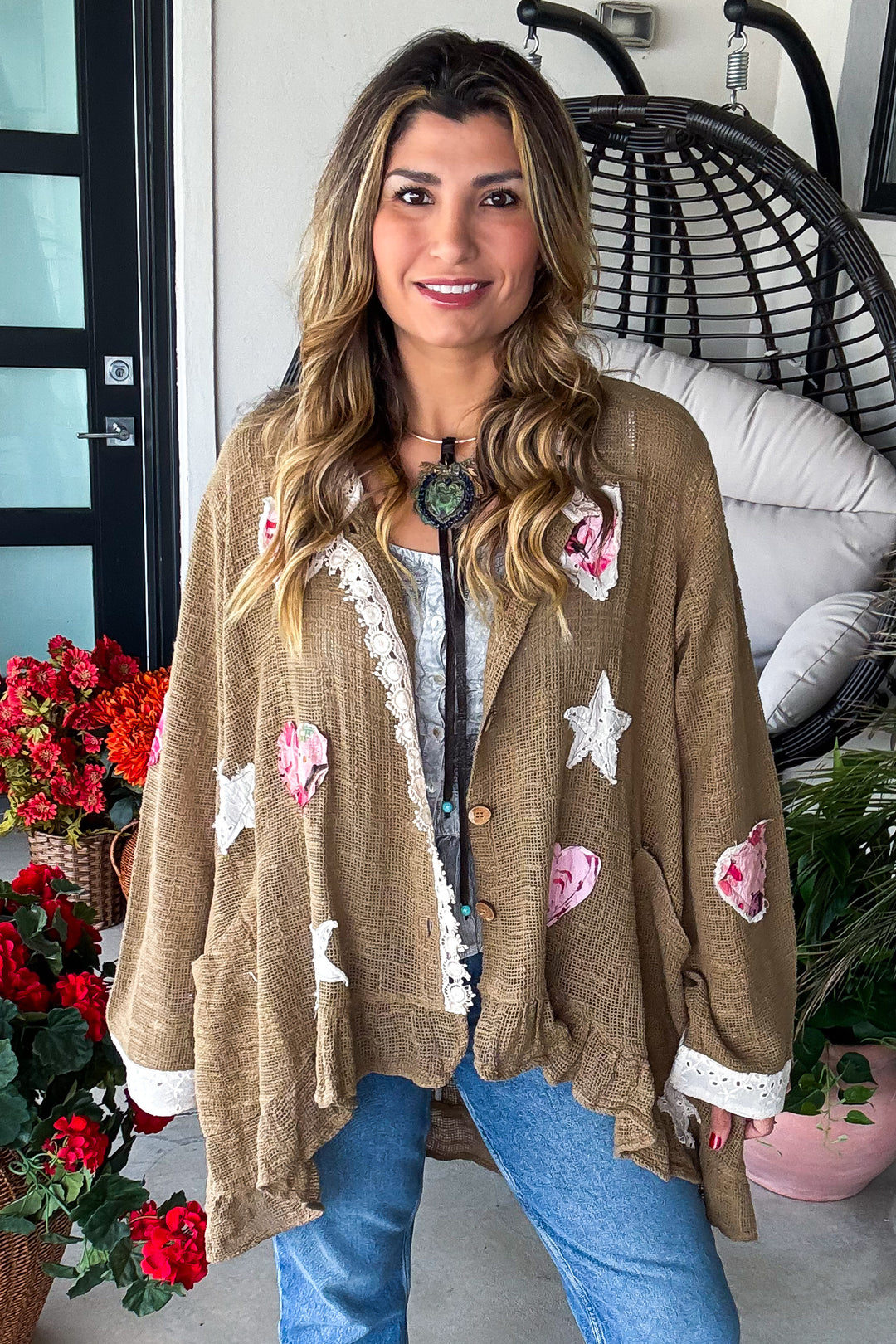True Love Jacket - 100% Cotton - Mocha