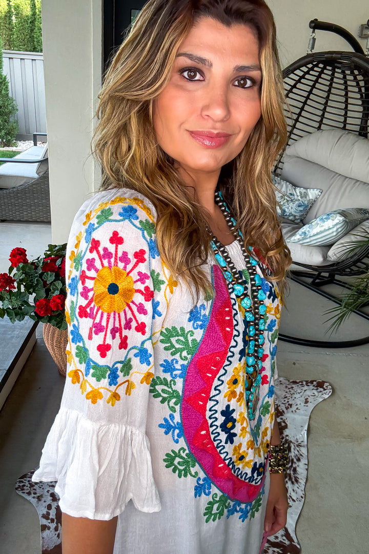 AHB EXCLUSIVE: Sweet Talker Tunic - White