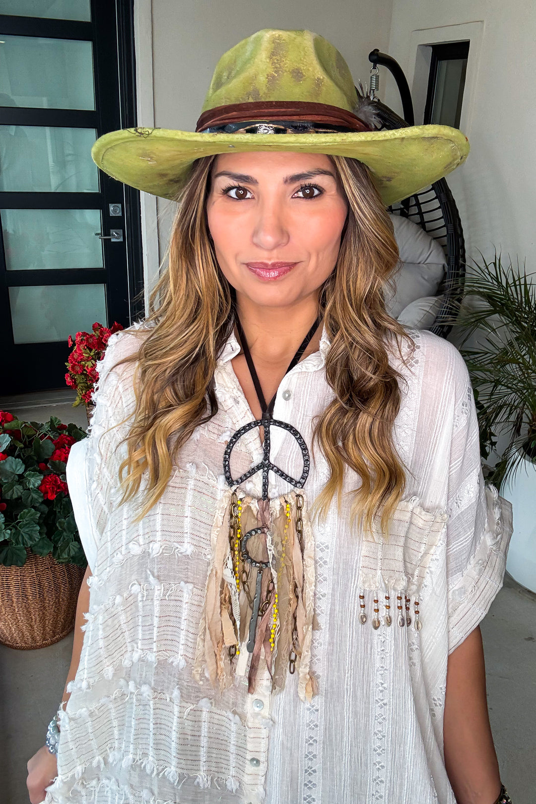 Prairie Moon Sheer Maxi Tunic/Duster - 100% Cotton - Natural