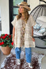 Starlit Sand Tie Front Cardigan - 100% Cotton - Natural