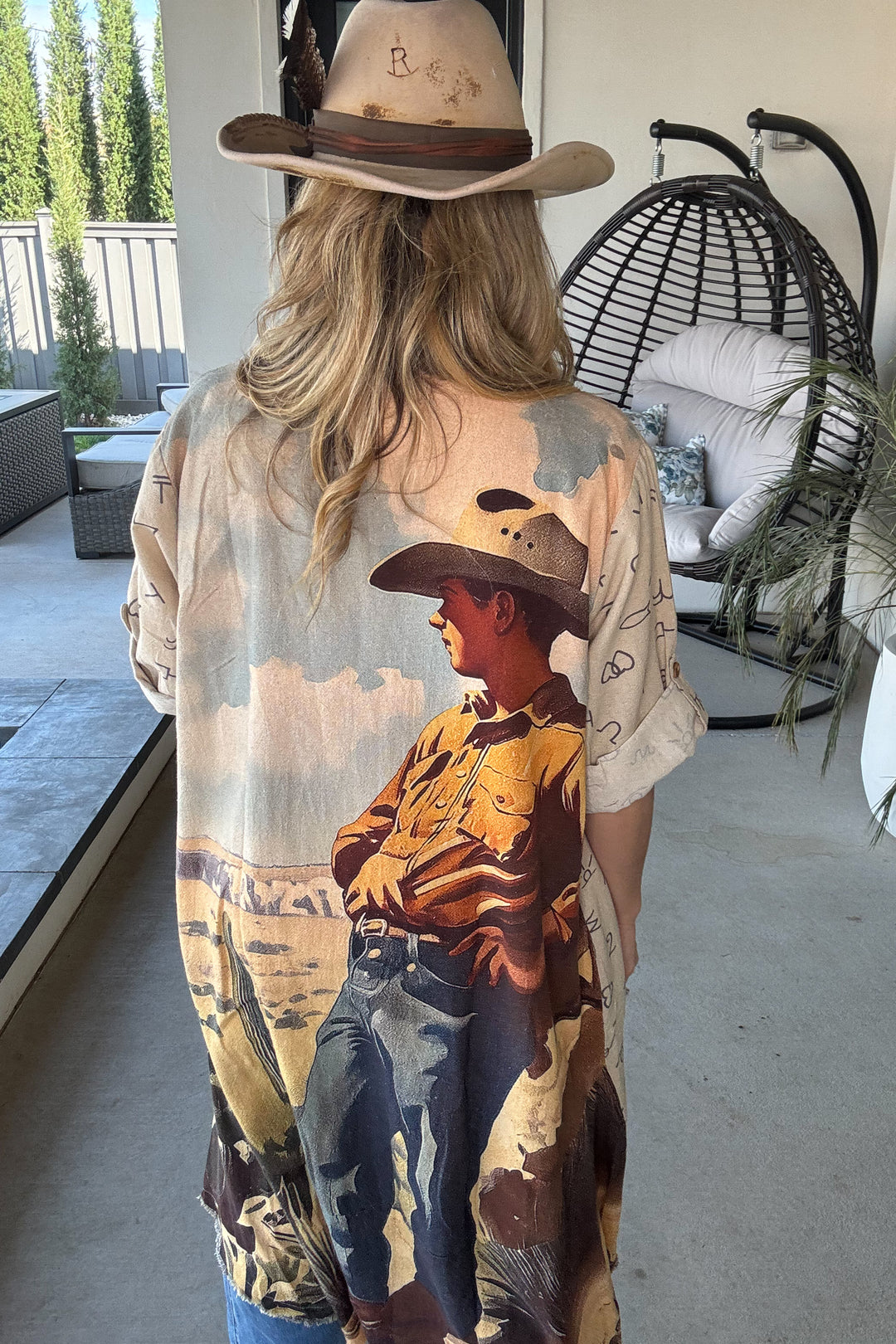 PRE ORDER: Desert Outlaw Distressed Hat - Handmade - Made in USA