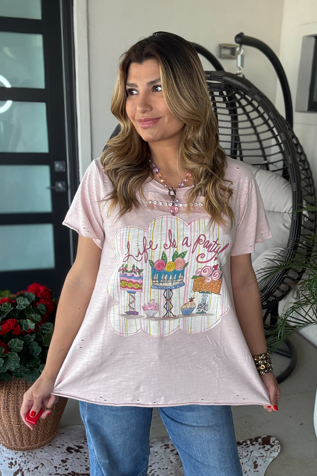 Life is a Party Tee - 100% Cotton - Made in USA