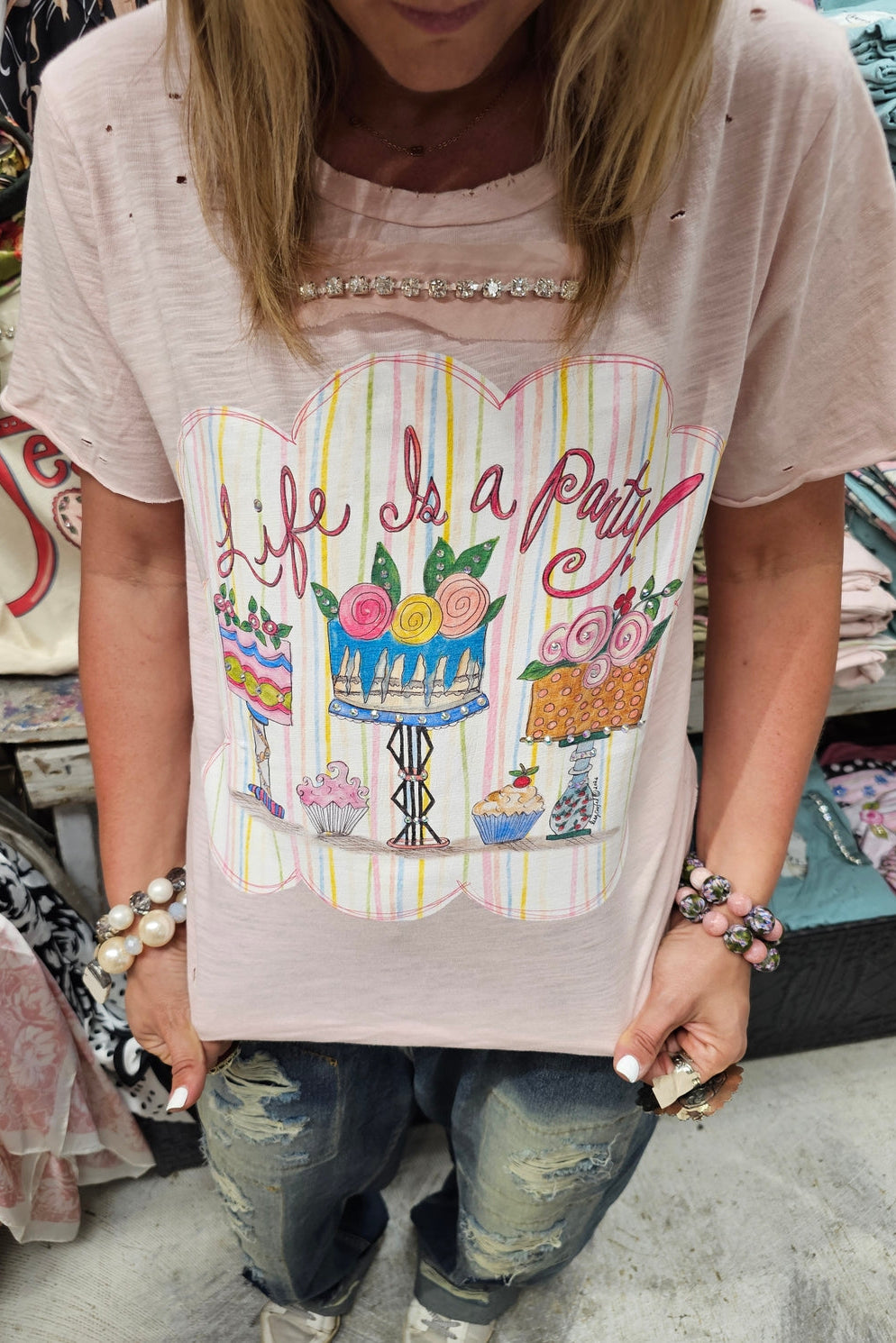 Life is a Party Tee - 100% Cotton - Made in USA