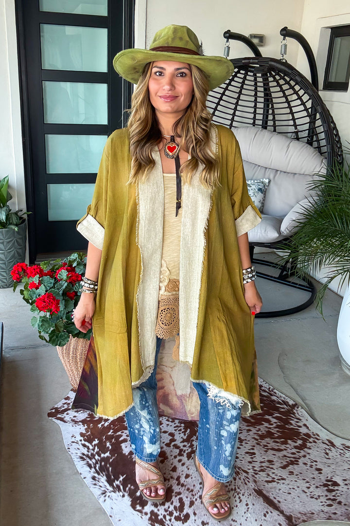 Sunflower Chief Duster - 100% Cotton
