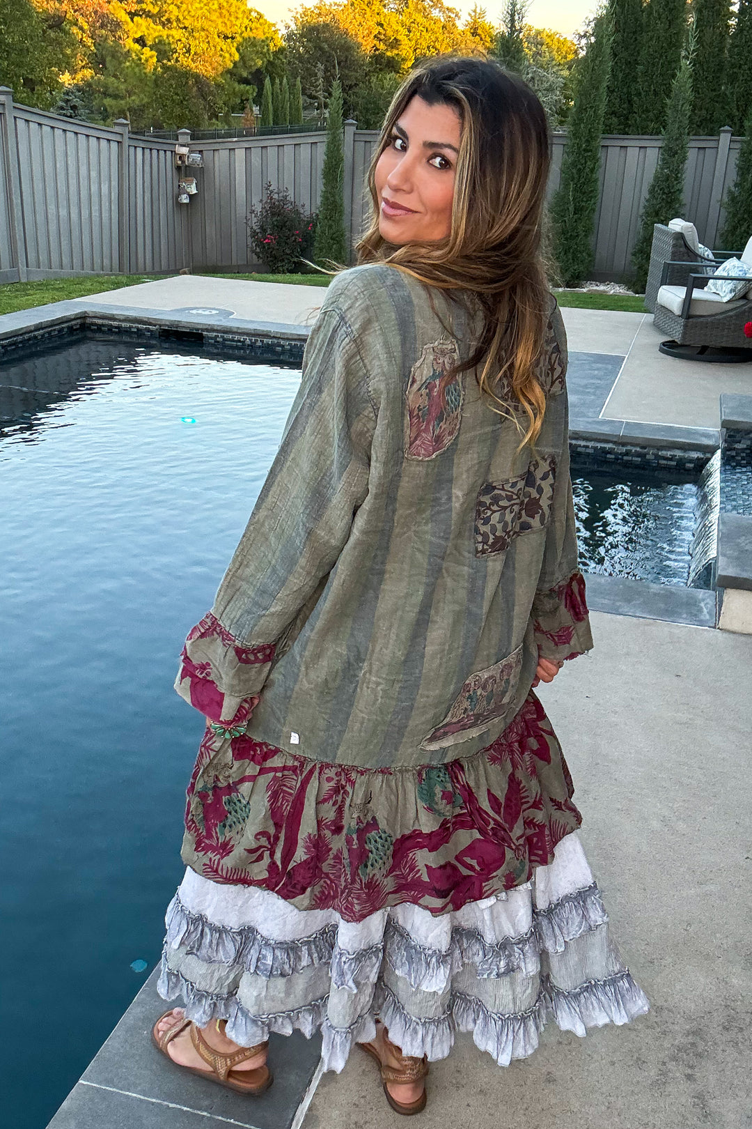 Pale Rosewood Duster - 100% Cotton