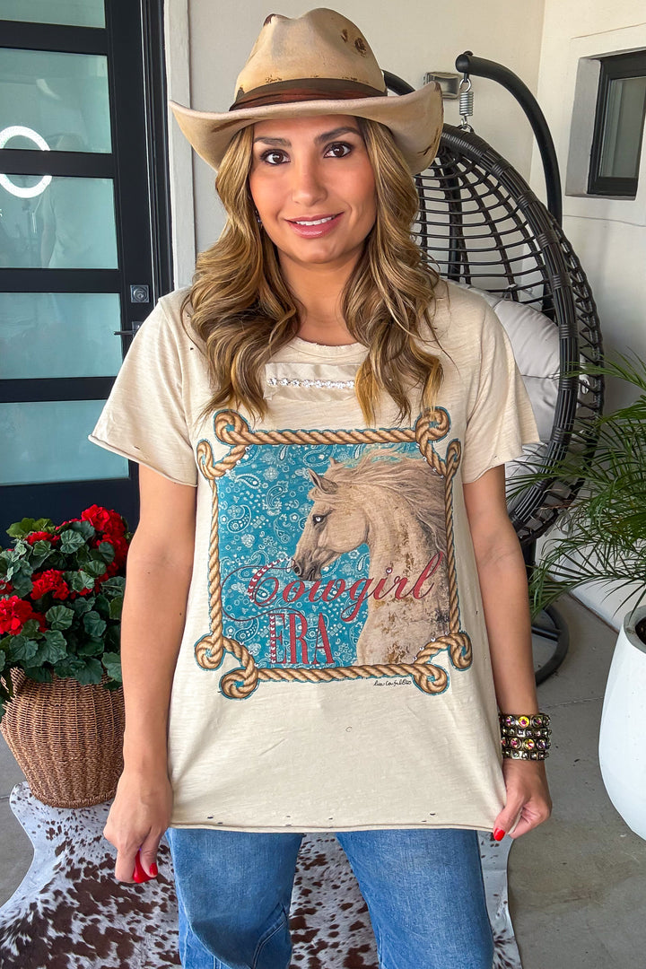 In My Cowgirl Era Tee - 100% Cotton - Made in USA