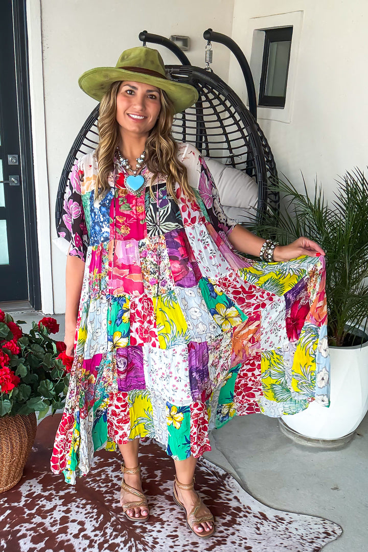Chasing Daylight OVERSIZED Maxi Dress - Floral
