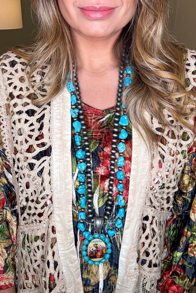 Vintage Lace Boho Duster – High Low 100% Cotton Lace Duster