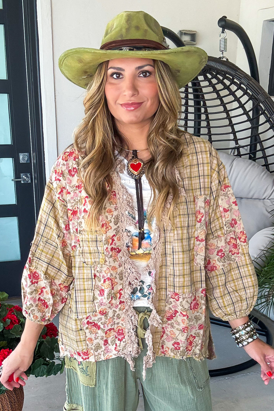 Wildflower Fountain Jacket - 100% Cotton