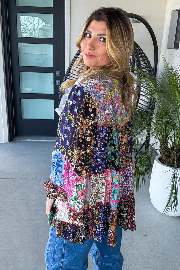 AHB EXCLUSIVE: A Hint Of Bloom Tunic - Multi -  100% Cotton