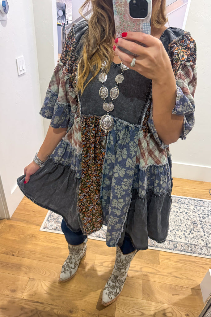 Ready As You Are Tunic/Dress - Black