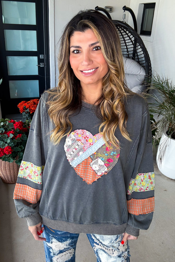 Patchwork to My Heart Sweater