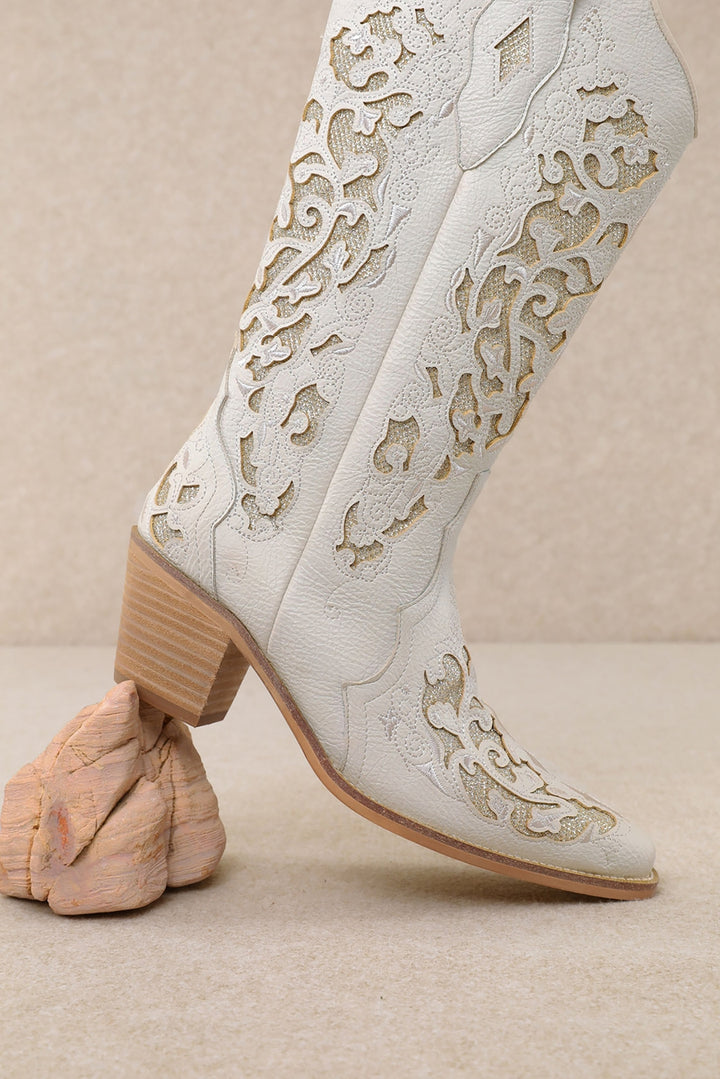 Golden Dust Western Cowboy Boots