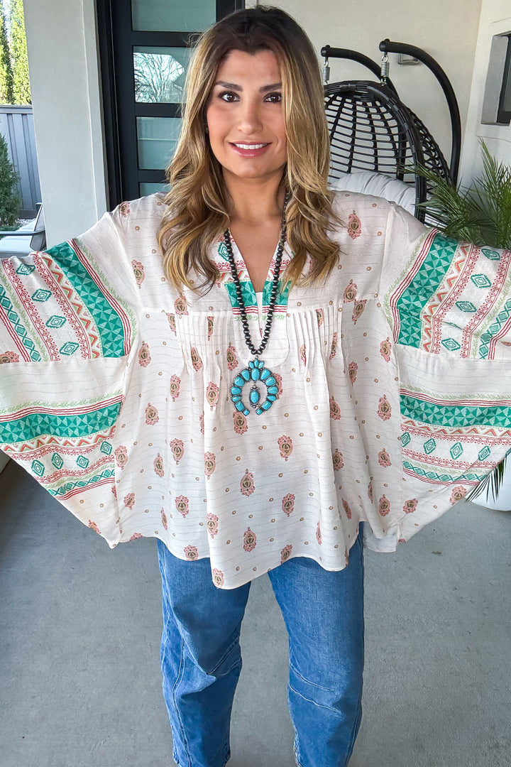 PRE ORDER: Sunkissed And Ready Oversized  Top - Natural
