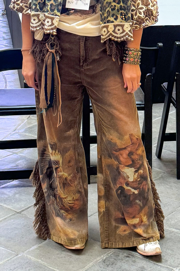 Spirit of a Warrior Corduroy Pants - 100% Cotton